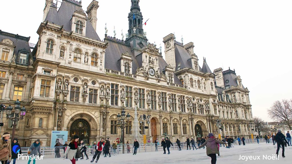 Free Holiday Zoom Background France