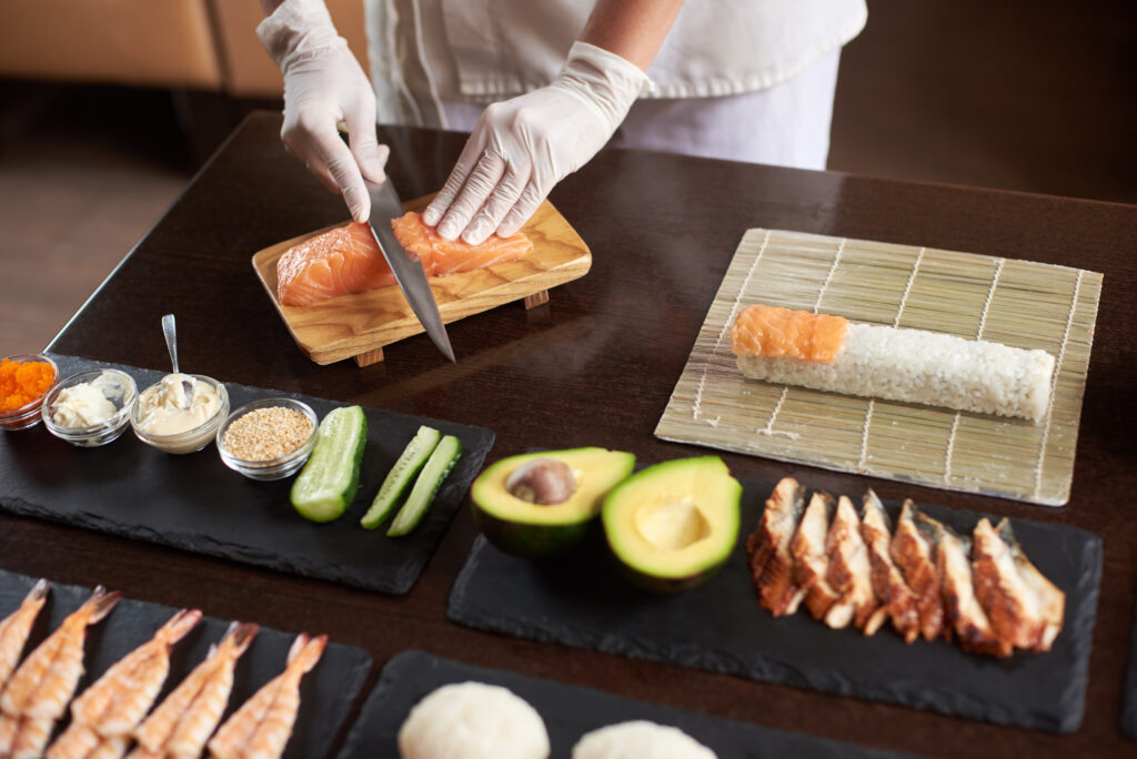 Learn Japanese through the art of sushi making 