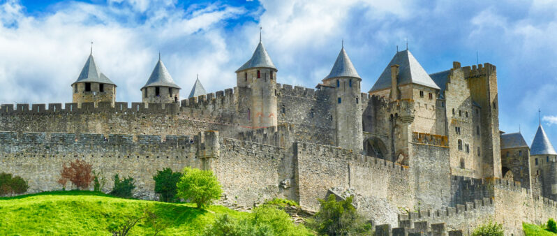 View of Carcasonne fortress