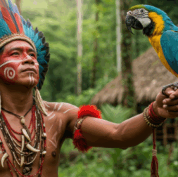 Amazonian Shaman healing