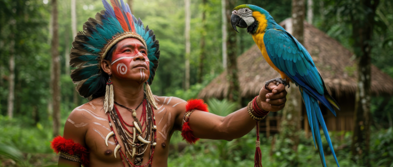 Amazonian Shaman healing