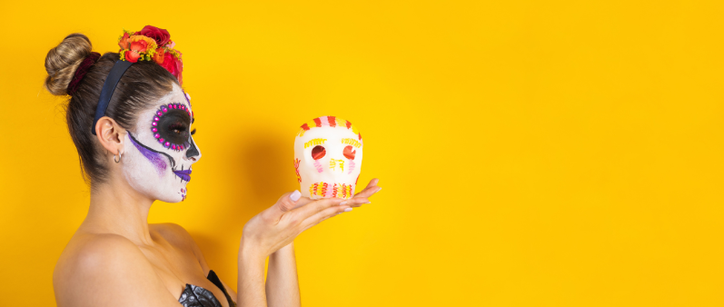 day of the dead sugar skulls Calaveritas